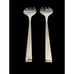 2 REED & BARTON Barclay 18 8 Stainless, 1982 Medium Solid Cold Meat Serving Fork