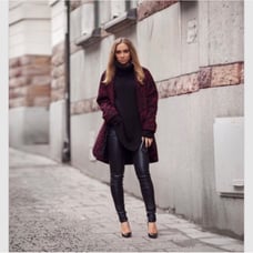 J Brand coated pants Super Sleek