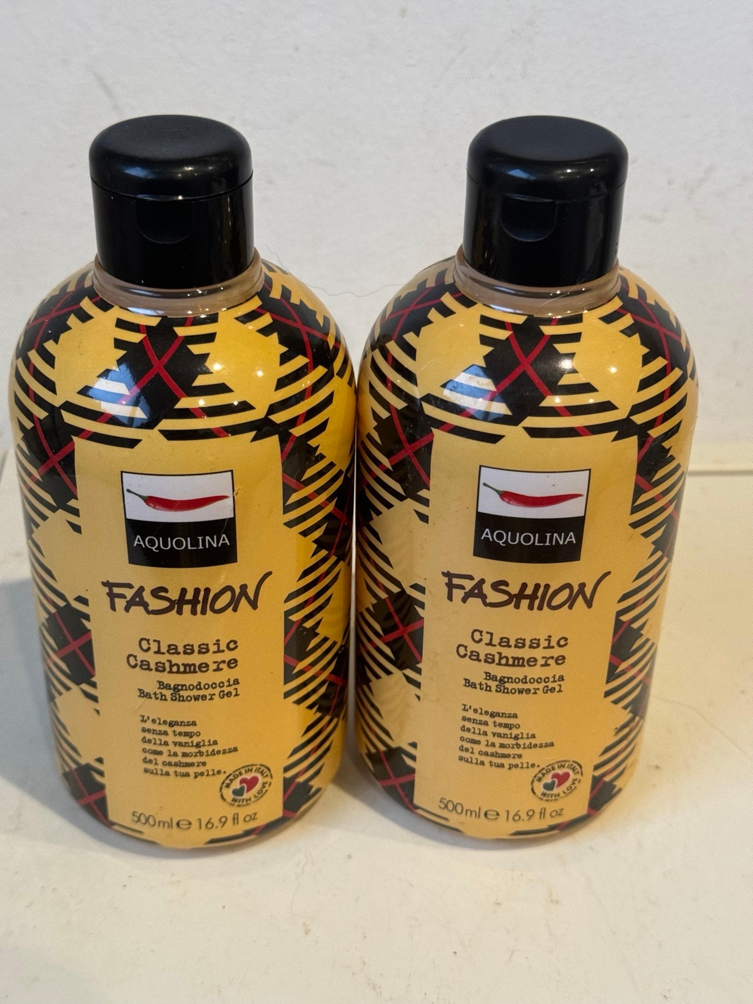 Aquolina Fashion CLASSIC CASHMERE Bath Shower Gel 500 ml - 16.9 fl.