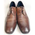 Kenneth Cole Dress Shoes Mens 10 M Brown Leather Set Your Clock Derby Oxford