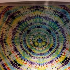 Mandala tie dye tapestry