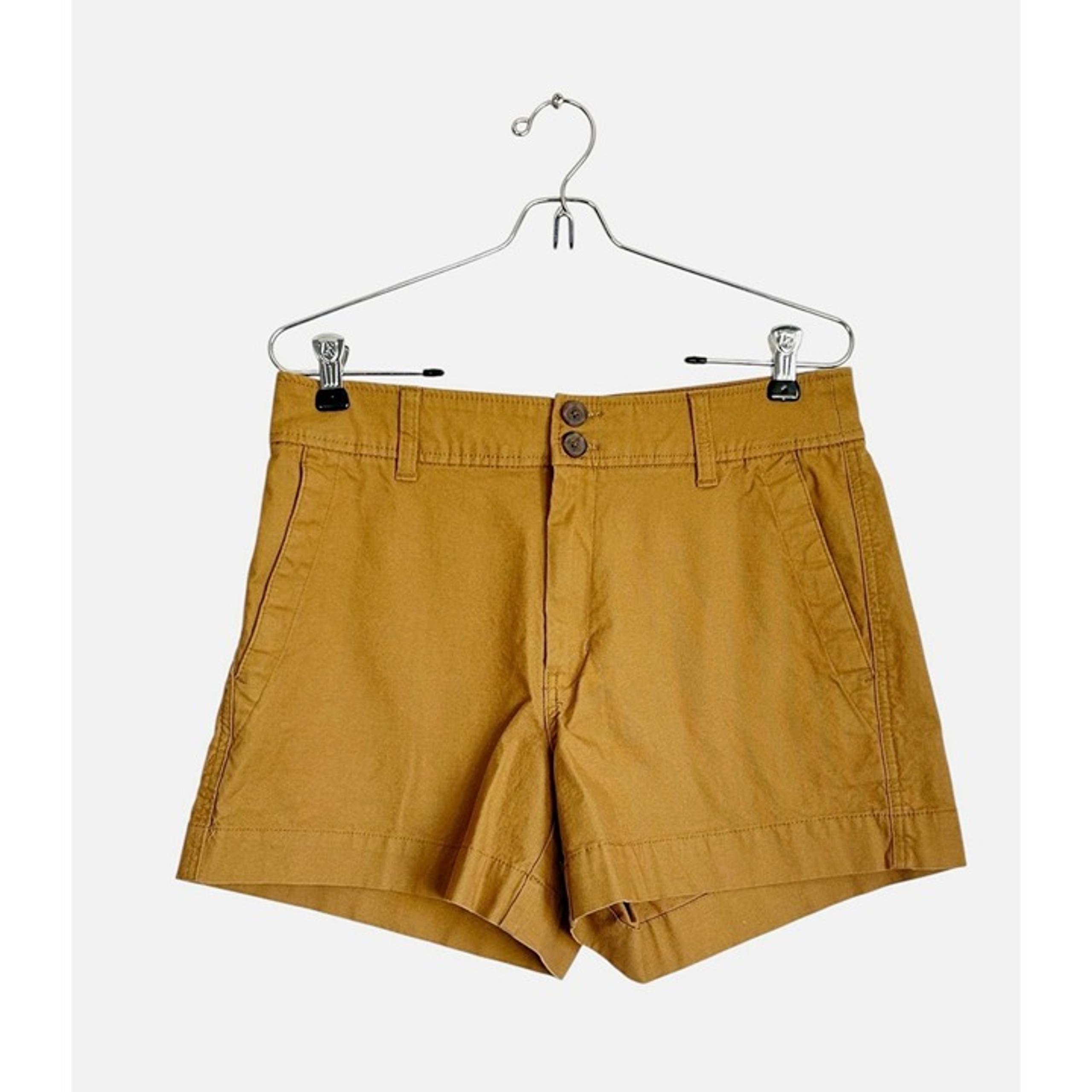A New Day Women's Stretch Double-Button Stretch Shorts in Lt Brown - Sz 8