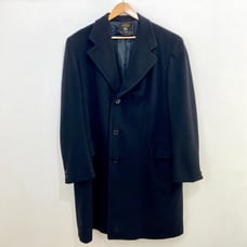 Hart Schaffner & Marx Silver Trumpeter Men's Black 100% Cashmere Coat Men's 46
