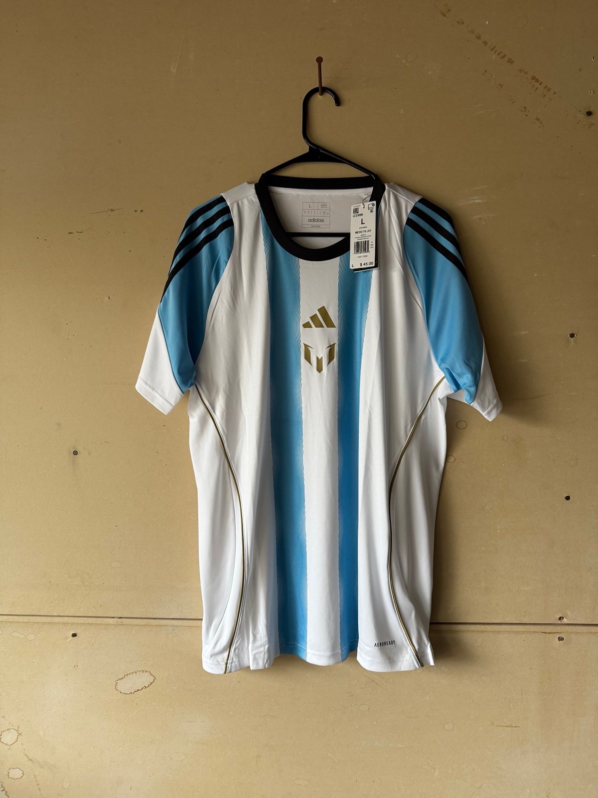 Adidas Men’s Messi Argentina Training Jersey