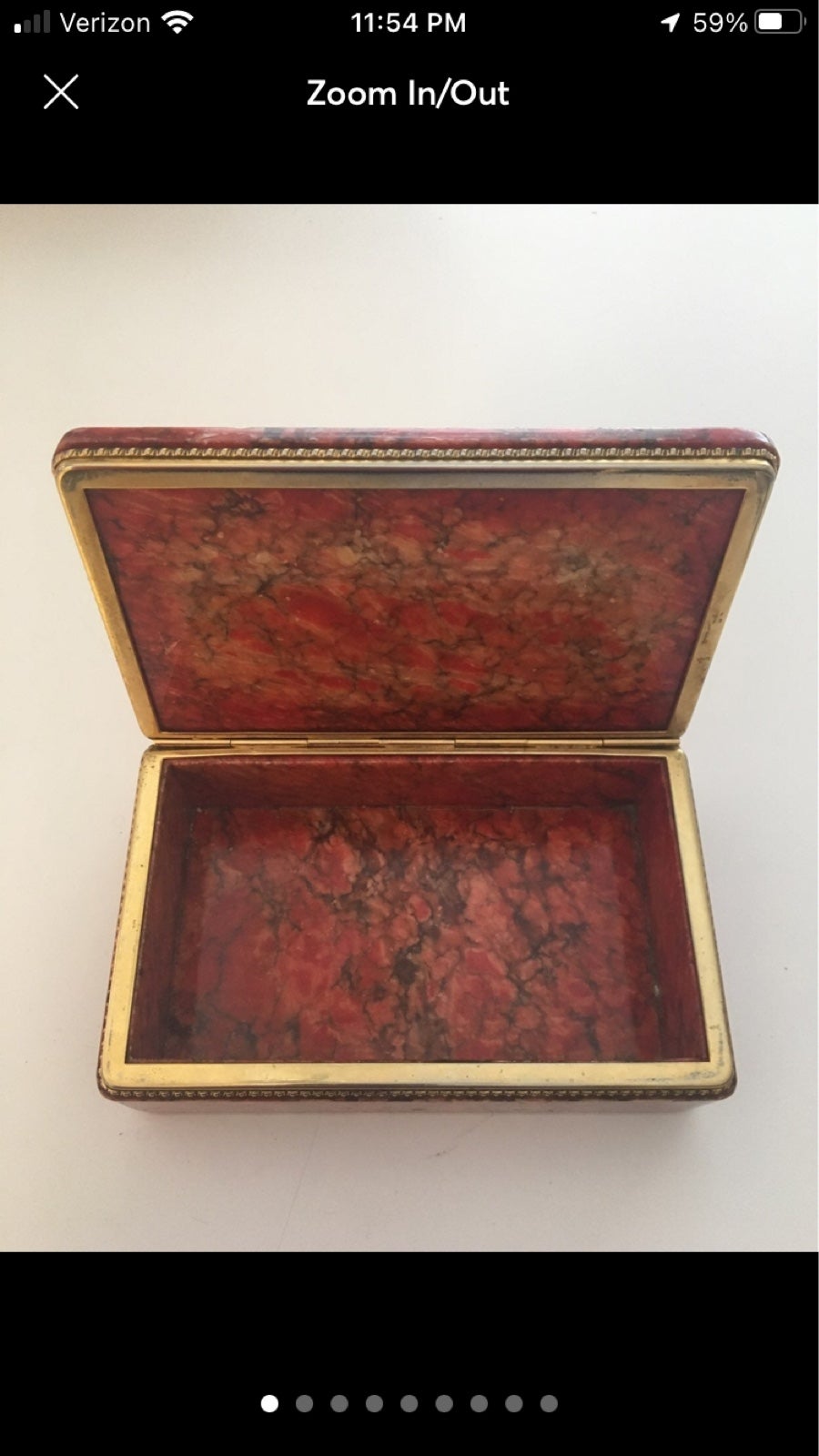 Art Deco Marble box