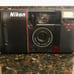 Nikon Tele Touch 300 AF Point & Shoot 35mm Film Camera Macro Lens with Nikon Bag