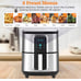 KITCHER 6.8QT Air Fryer, 1700W Toaster O
