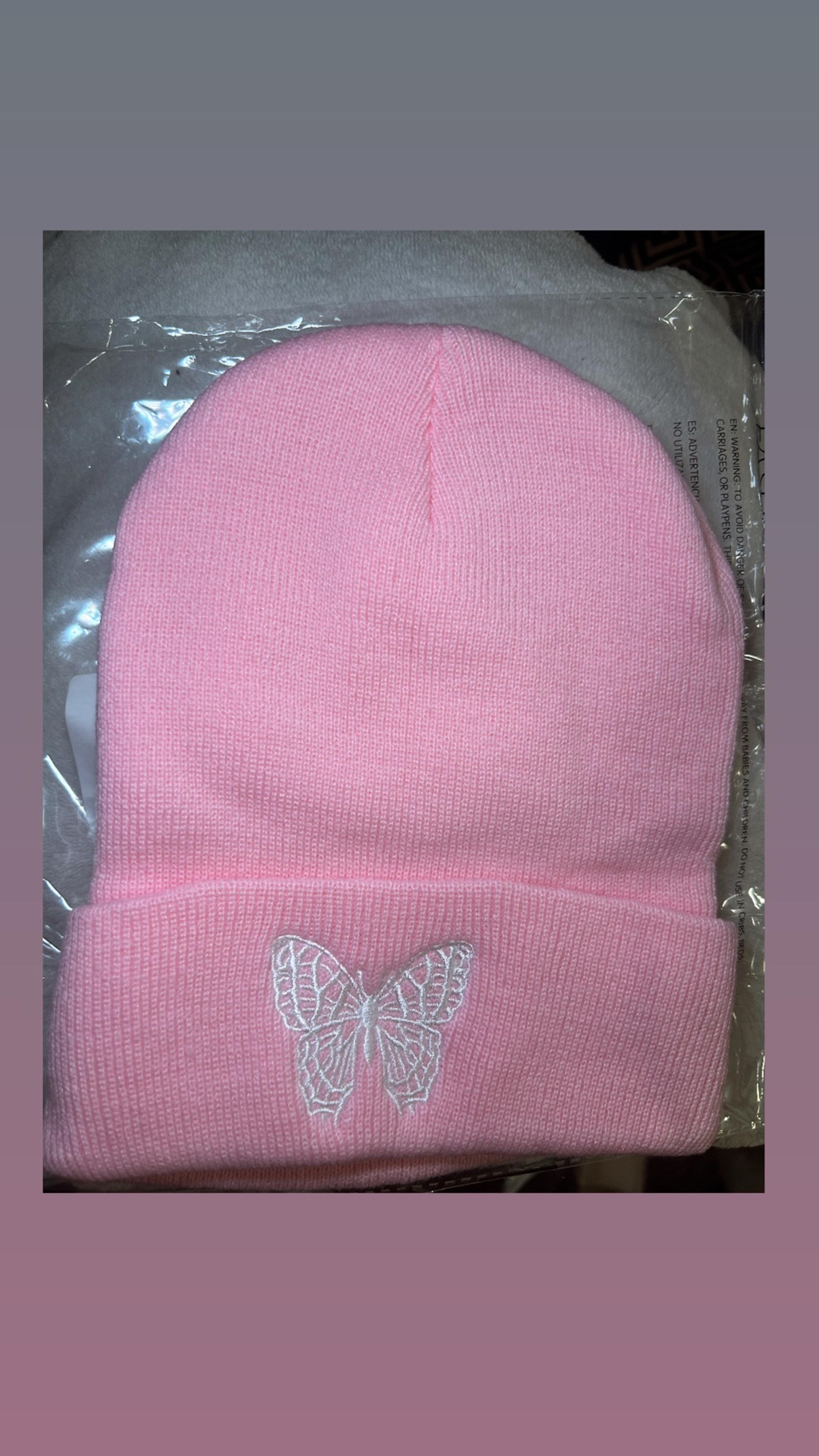 Pink beanie