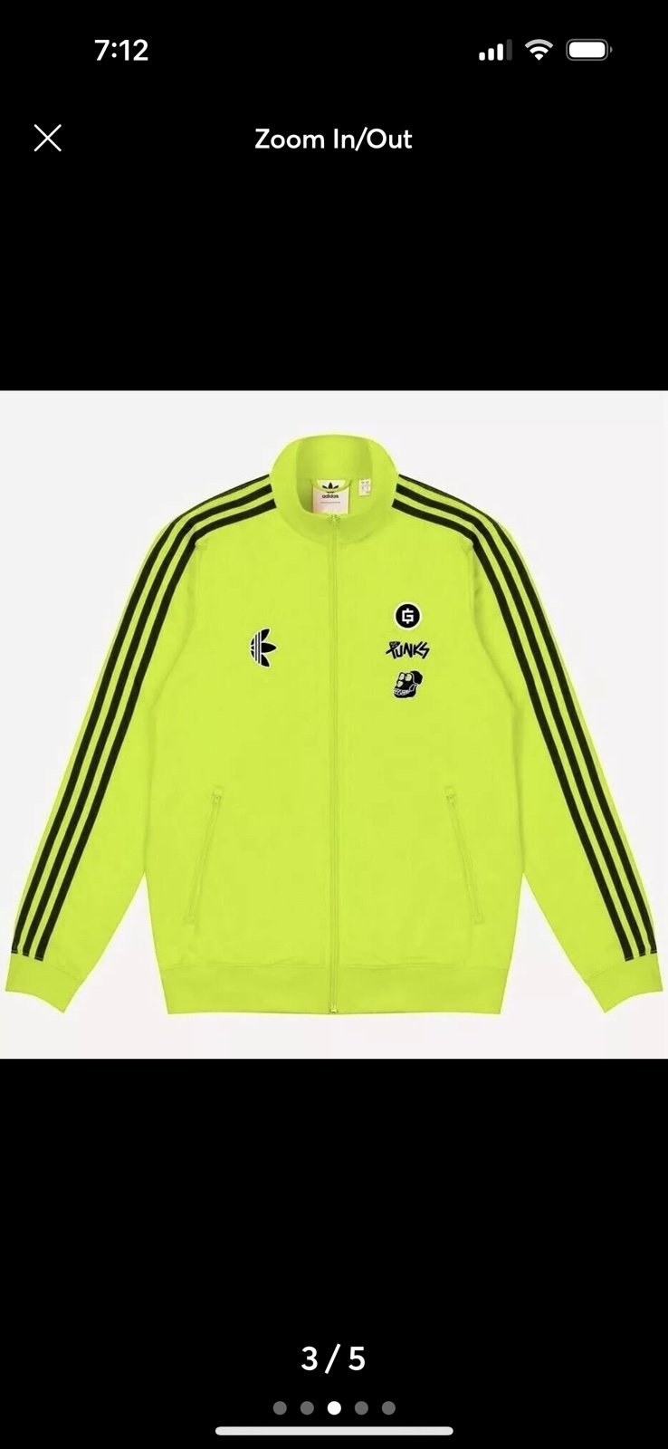 Adias into the metaverse tracksuit size L