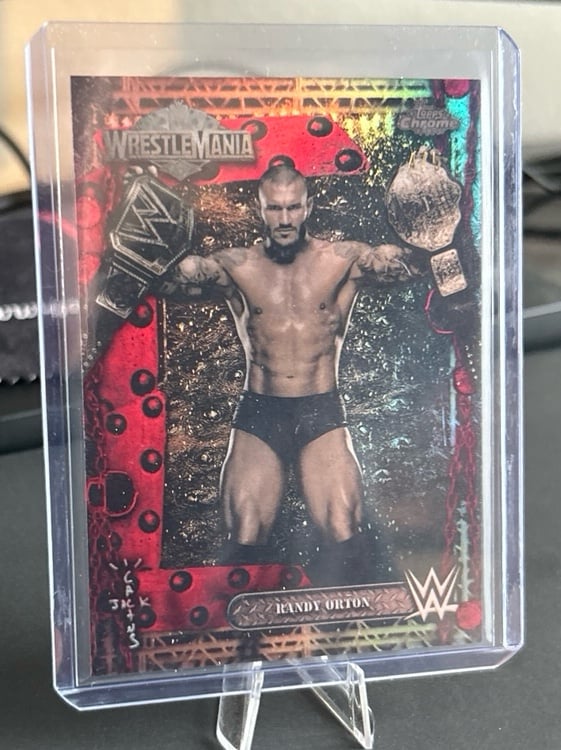 2025 Topps Chrome Cactus Jack Randy Orton Cactus Champions Red 4/5