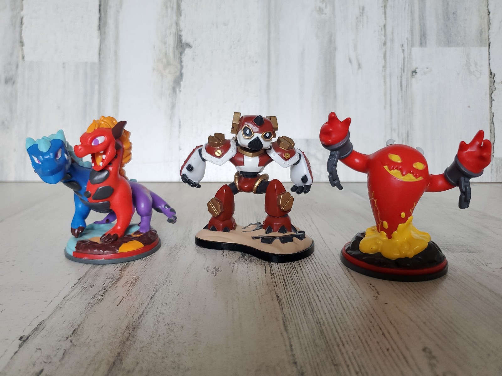 lProdigy Math Epics Vinyl Figures lot CHILL& CHAR, MAGMISCHIEF, BIG HEX No Codes