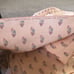 1986 Interior International Fabric Design Scotchgard Peach Fan 13' L x 4' 7 W