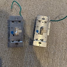 Two - Lutron Ariadni/Toggler LED+ Dimmer | 150-Watt, Single-Pole/3-Way | AYCL-