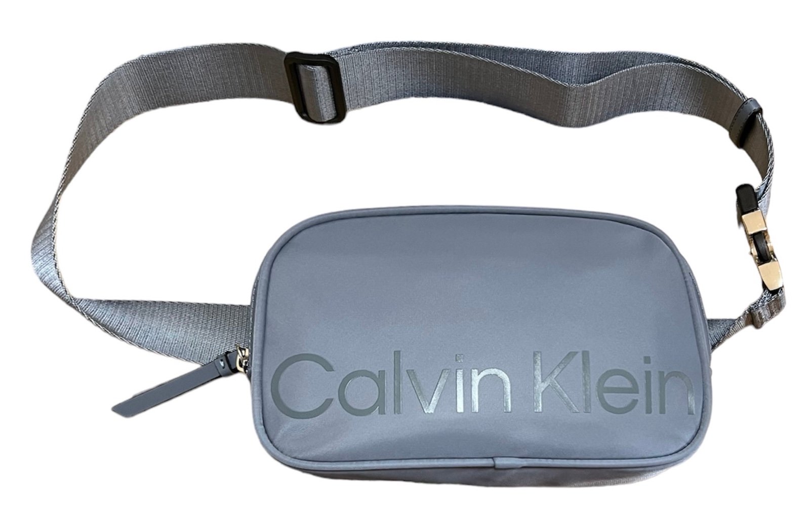 Calvin Klein Fanny Pack Waist Pouch Belt Bag Purse Outdoor Gray NWOT