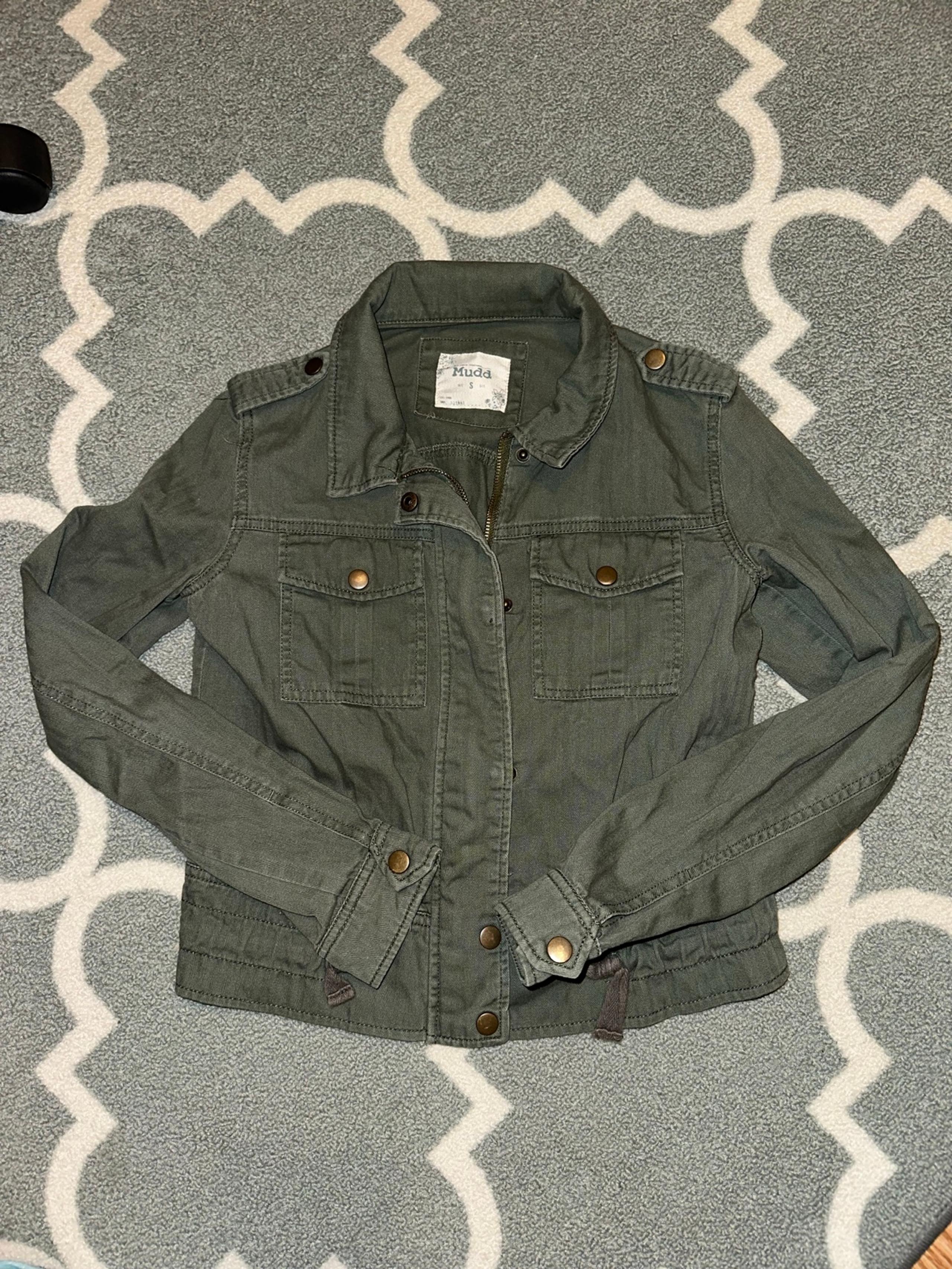 Army Green Mudd Size Small Jean Jacket