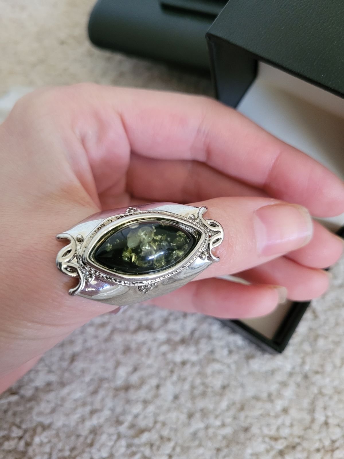 *sale* Statement Engagement Ring Size 9
