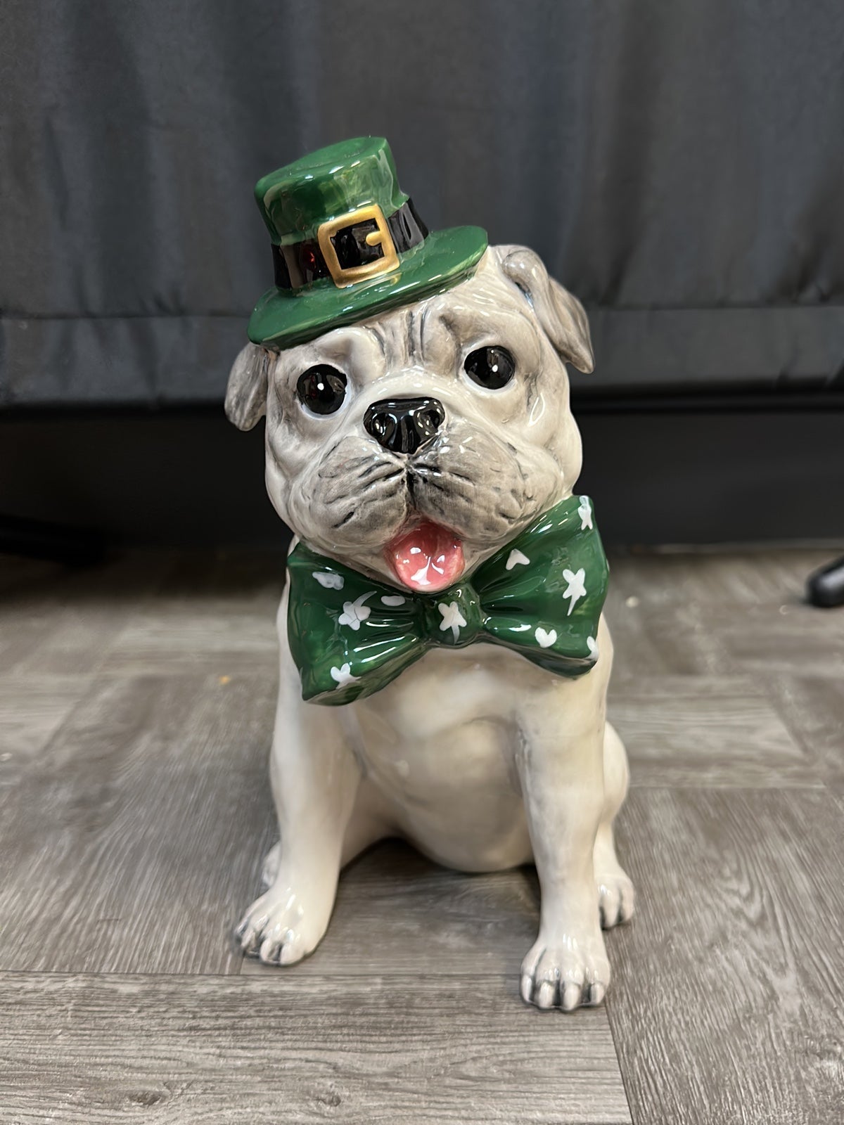 St Patrick Pug Blue Sky Ceramic decor