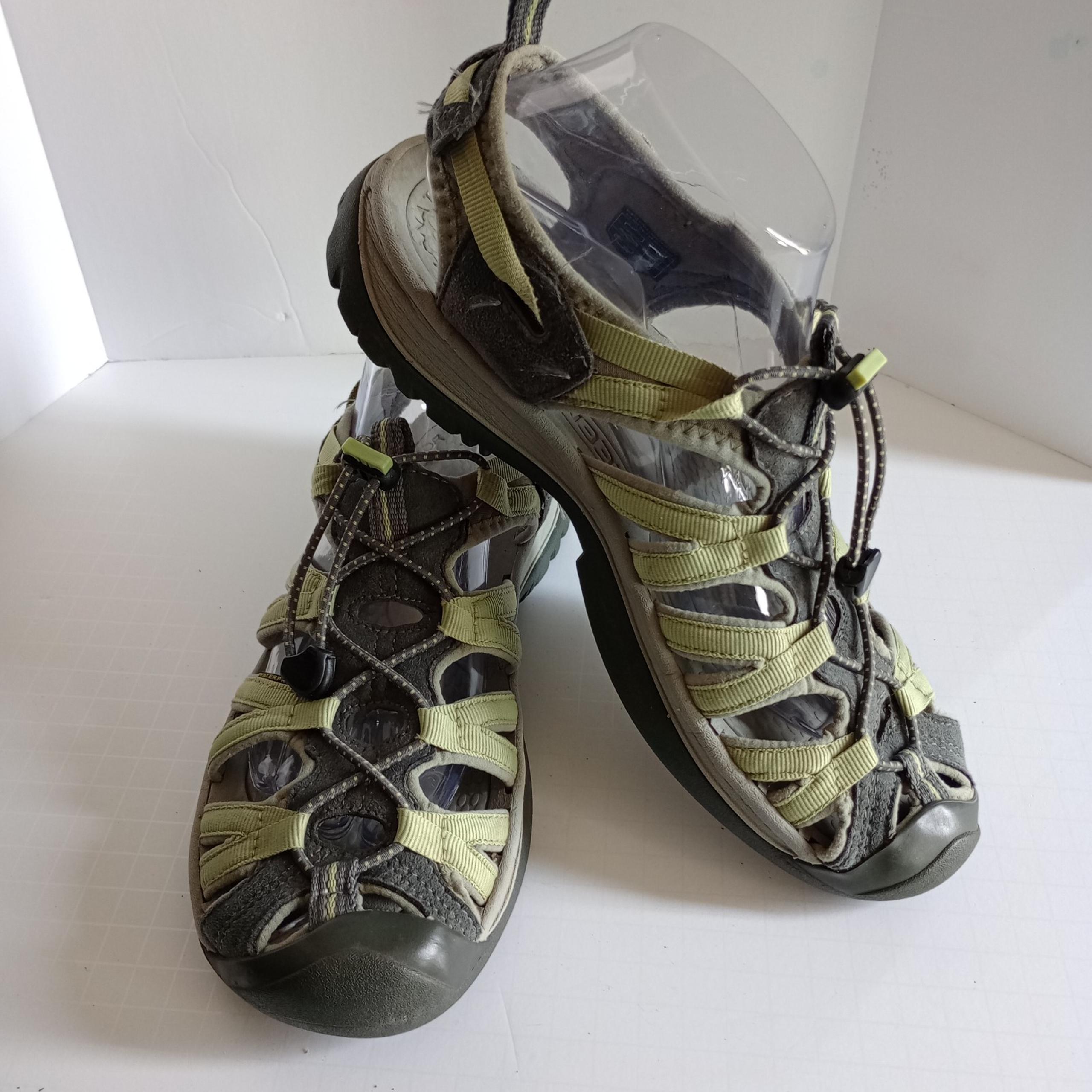 Women's Keen Whisper Outdoor Waterproof Shoe. Sz 10 Moss Green Closedtoe Hiking