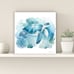 Serene Sea Turtle Canvas Print - Oceanic Art for Home Décor 20*20