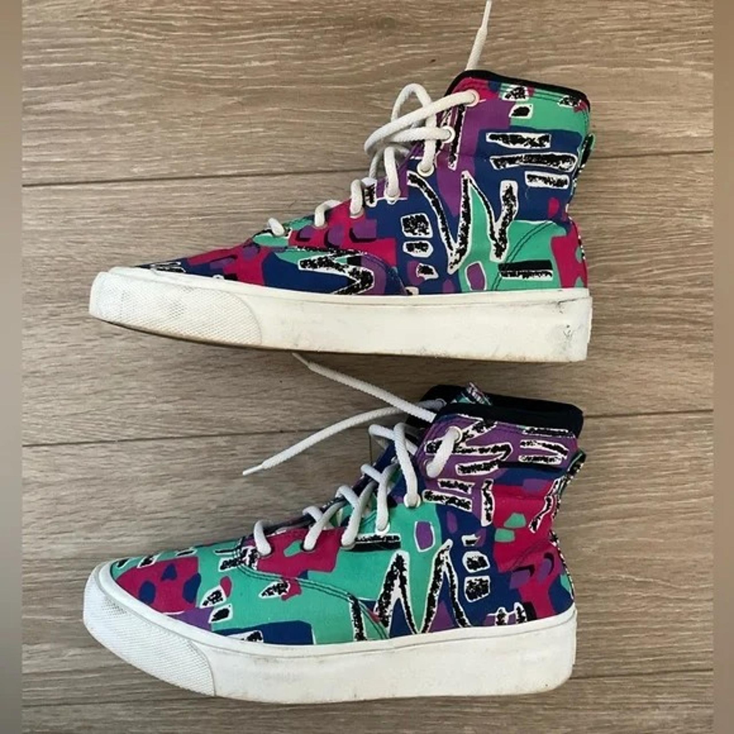 ESSENTIALS - FEAR OF GOD Canvas Printed Sneakers men size men 10.5 women 12