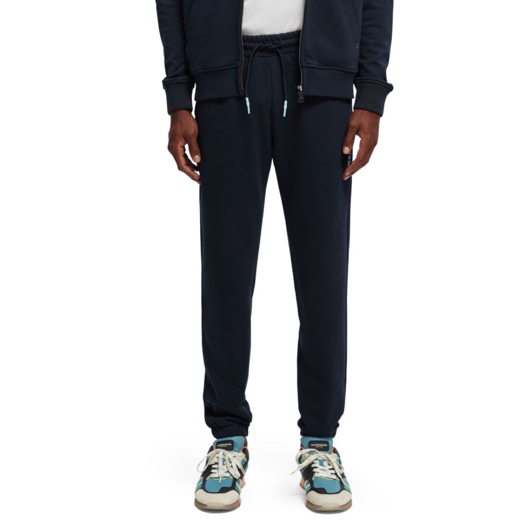Scotch & Soda Organic Cotton Felpa Sweatpants Mens S Jogger Navy Unisex Casual