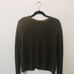 knit sweater with v cut