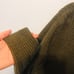 knit sweater with v cut
