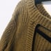 knit sweater with v cut