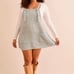 NEW Arula Blue Tweed Skirtall Plus Size X / 0X (XL) NWT