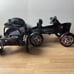 URBAN STREET SKORPION QUADLINE SMALL LARGE ADJUSTABLE ROLLER SKATES 100mm WHEELS