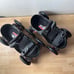 URBAN STREET SKORPION QUADLINE SMALL LARGE ADJUSTABLE ROLLER SKATES 100mm WHEELS