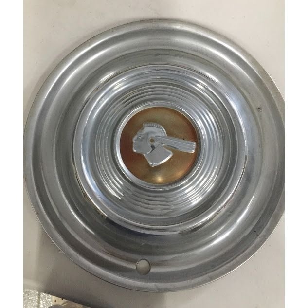 1950's Pontiac CHIEF Hubcap (Wheel Cover) Native American Chief Profile Center