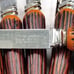 Set/6 Steak Knives Bakelite Handles Vintage Faux Horn Steak Knives