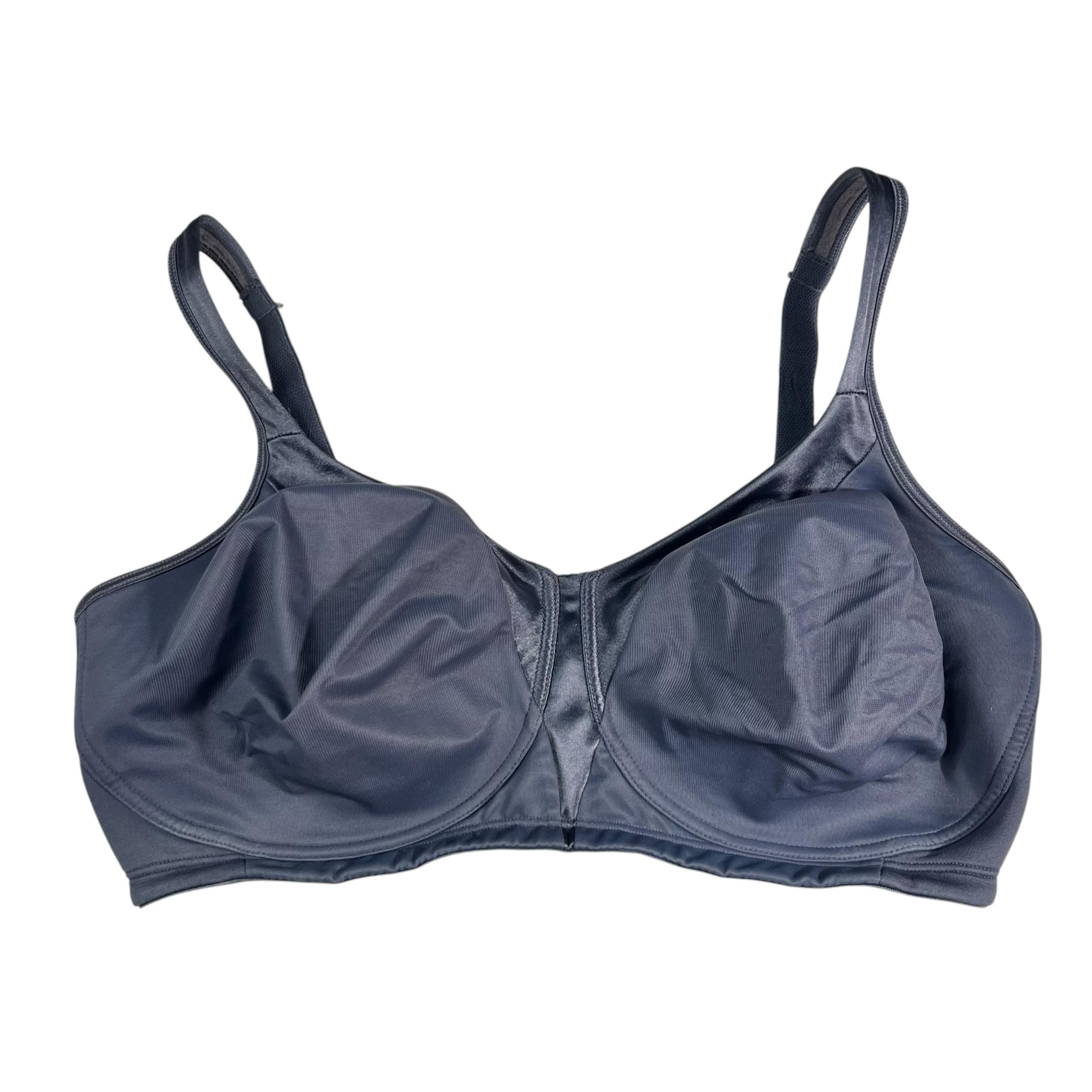 Playtex Muted Blue Unlined No Underwire Wire Free Casual Bra 36DDD Comfort