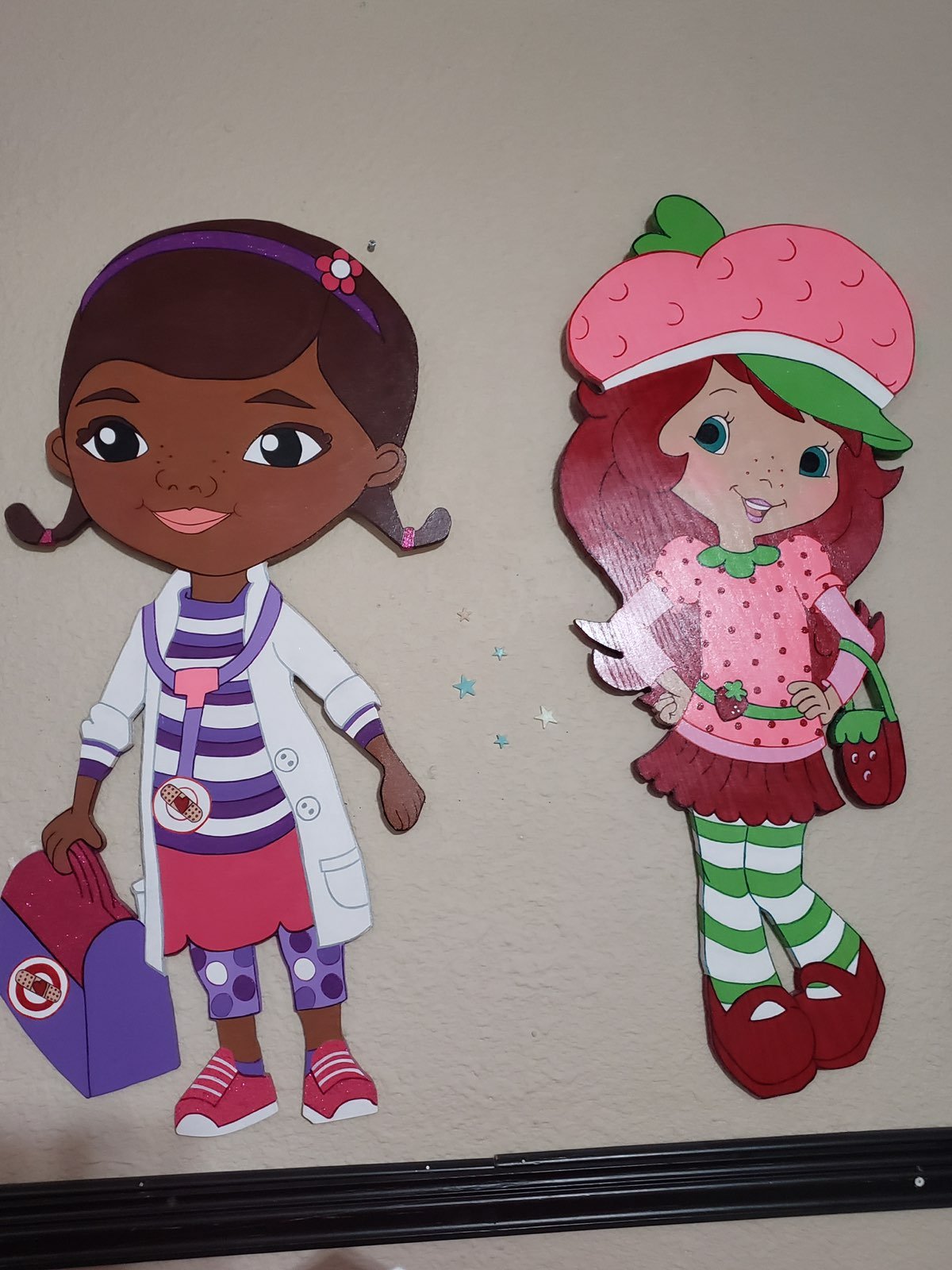DocMcstuffins and Strawberry shortcake