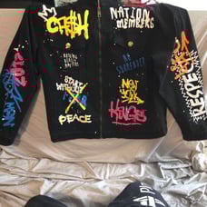 Arrogant nation hip hop jean jacket