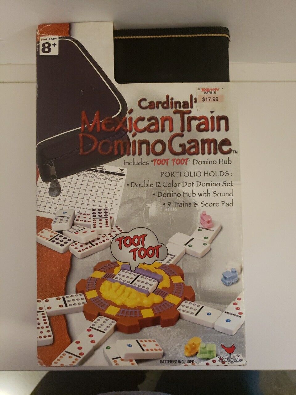 CARDINAL'S MEXICAN TRAIN DOMINO GAME TOOT TOOT HUB BRAND NEW Fast SHIP