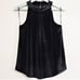 NWT Catherine Malandrino Velvet Halter Back Keyhole Top