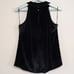 NWT Catherine Malandrino Velvet Halter Back Keyhole Top