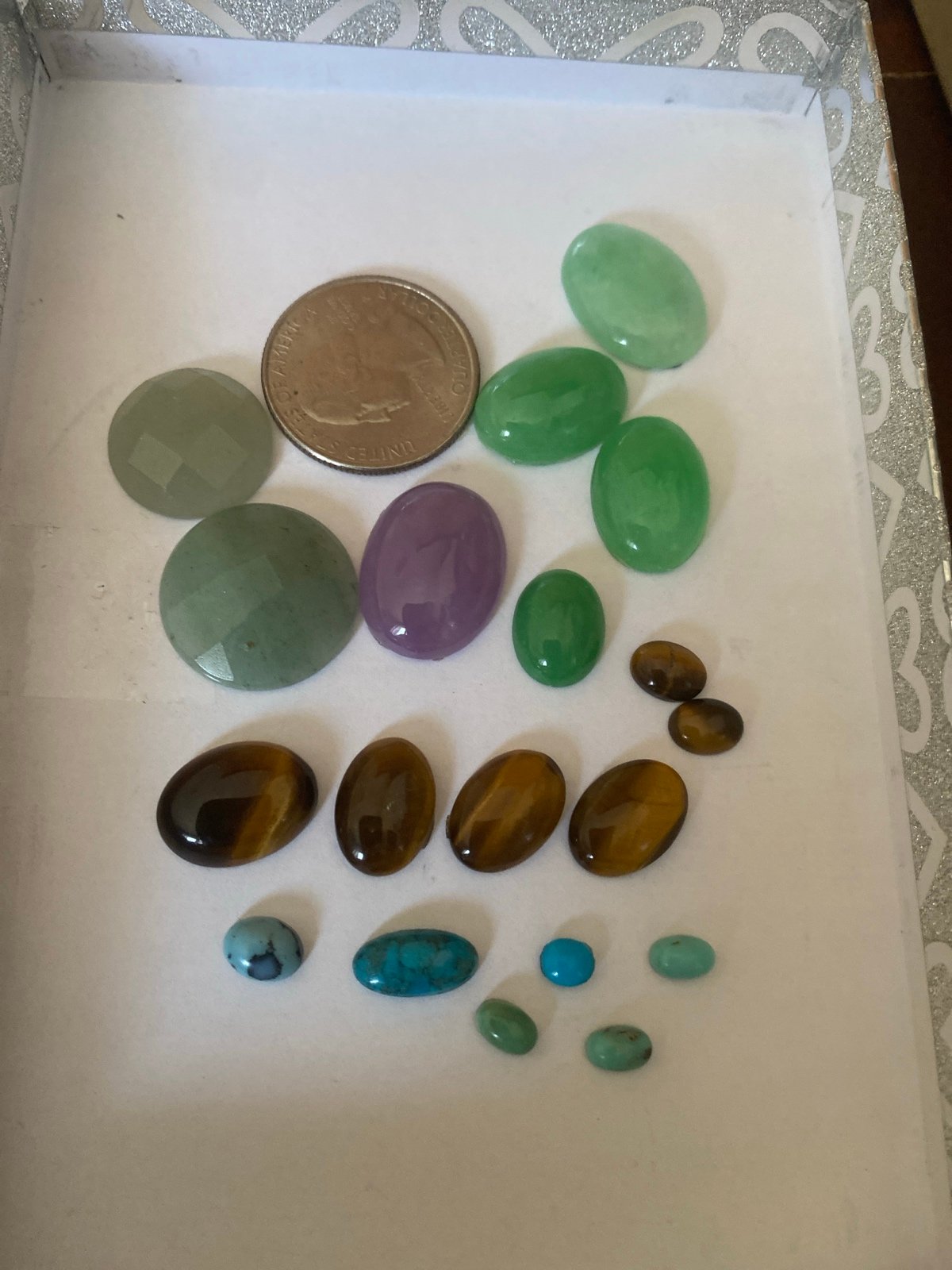 Gemstones cabochon beads