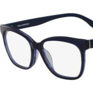 NEW Karl Lagerfeld KL943 041 Striped Blue Eyeglasses 52mm with KL Case