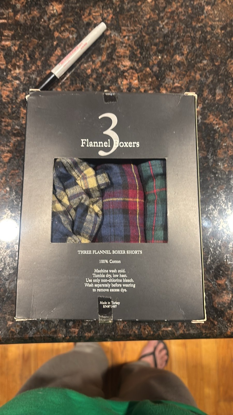 NIB Joe Boxer flannel boxer shorts size XL