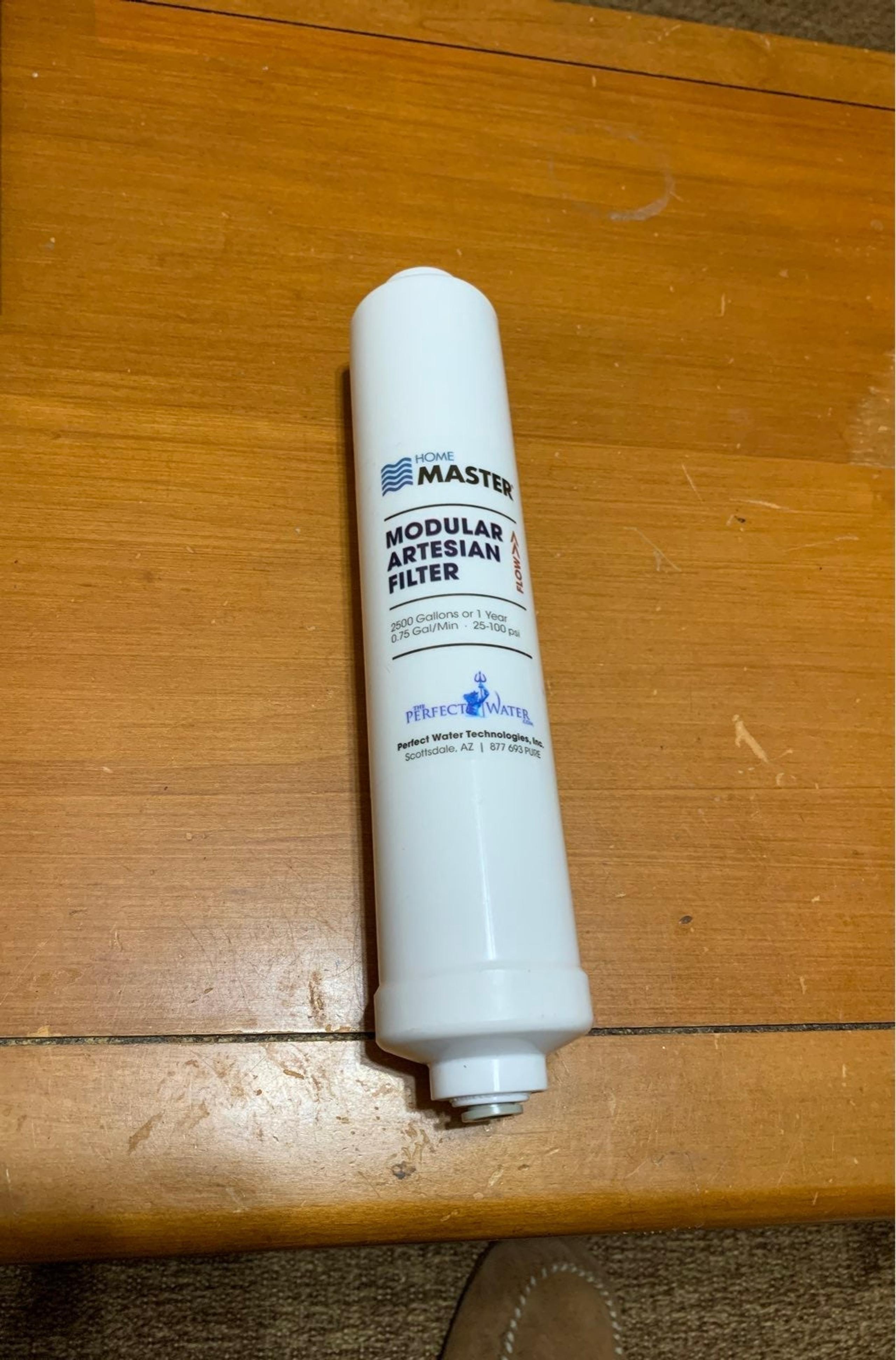 Home master artesian water filter perfec