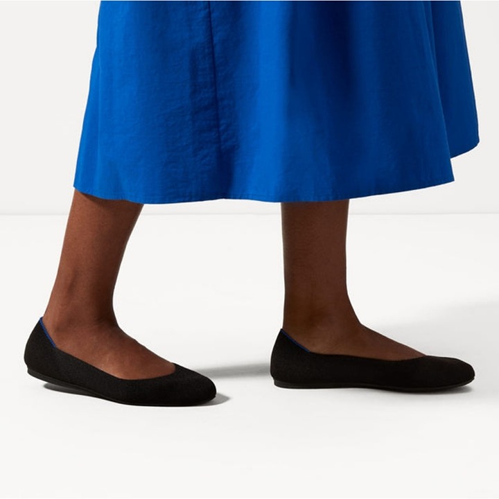 *NWOB* Rothy's The Square Flat in Black