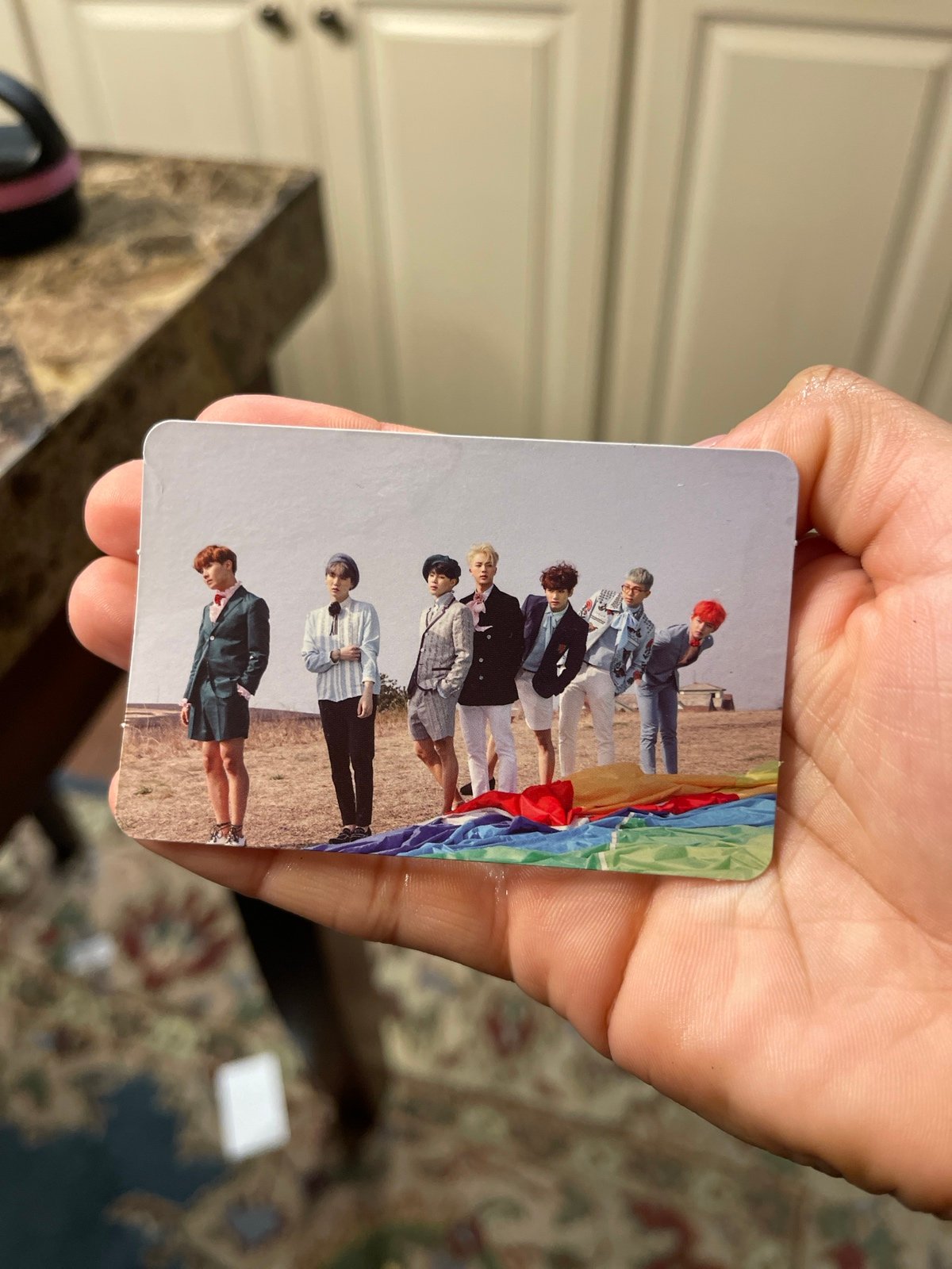 BTS Memories of 2016 group Photocard