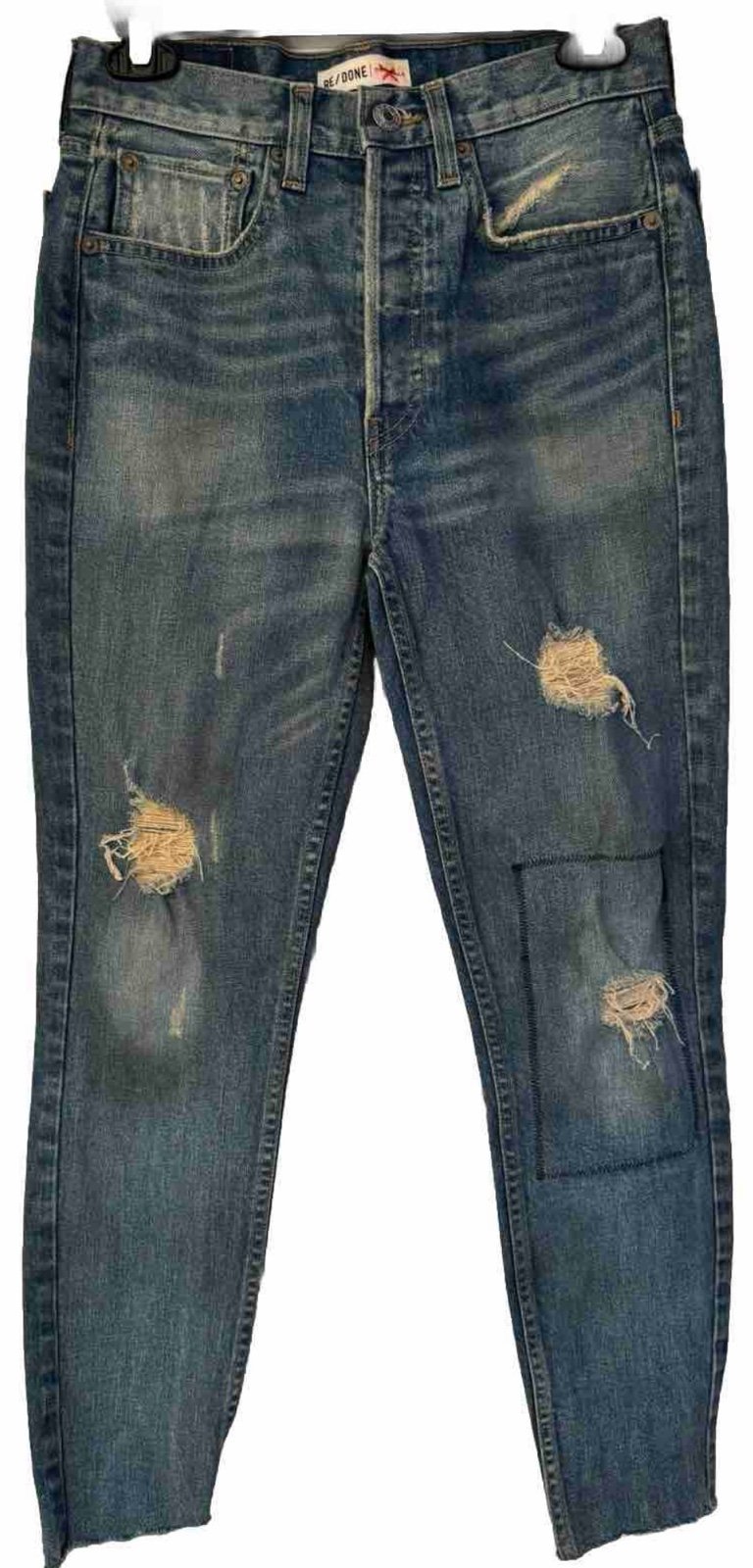 RE/Done Womens Ripped Jeans Size 26
