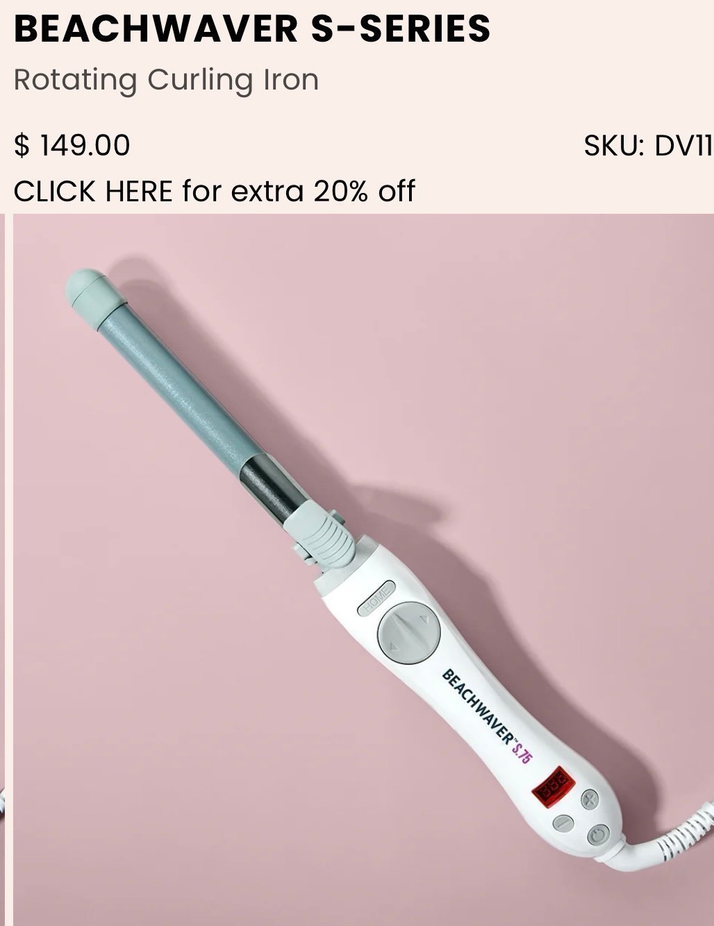 Beachwaver Curling Iron