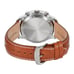 Citizen Eco-Drive Weekender Chronograph Stainless Steel Leather Band Men's Watch