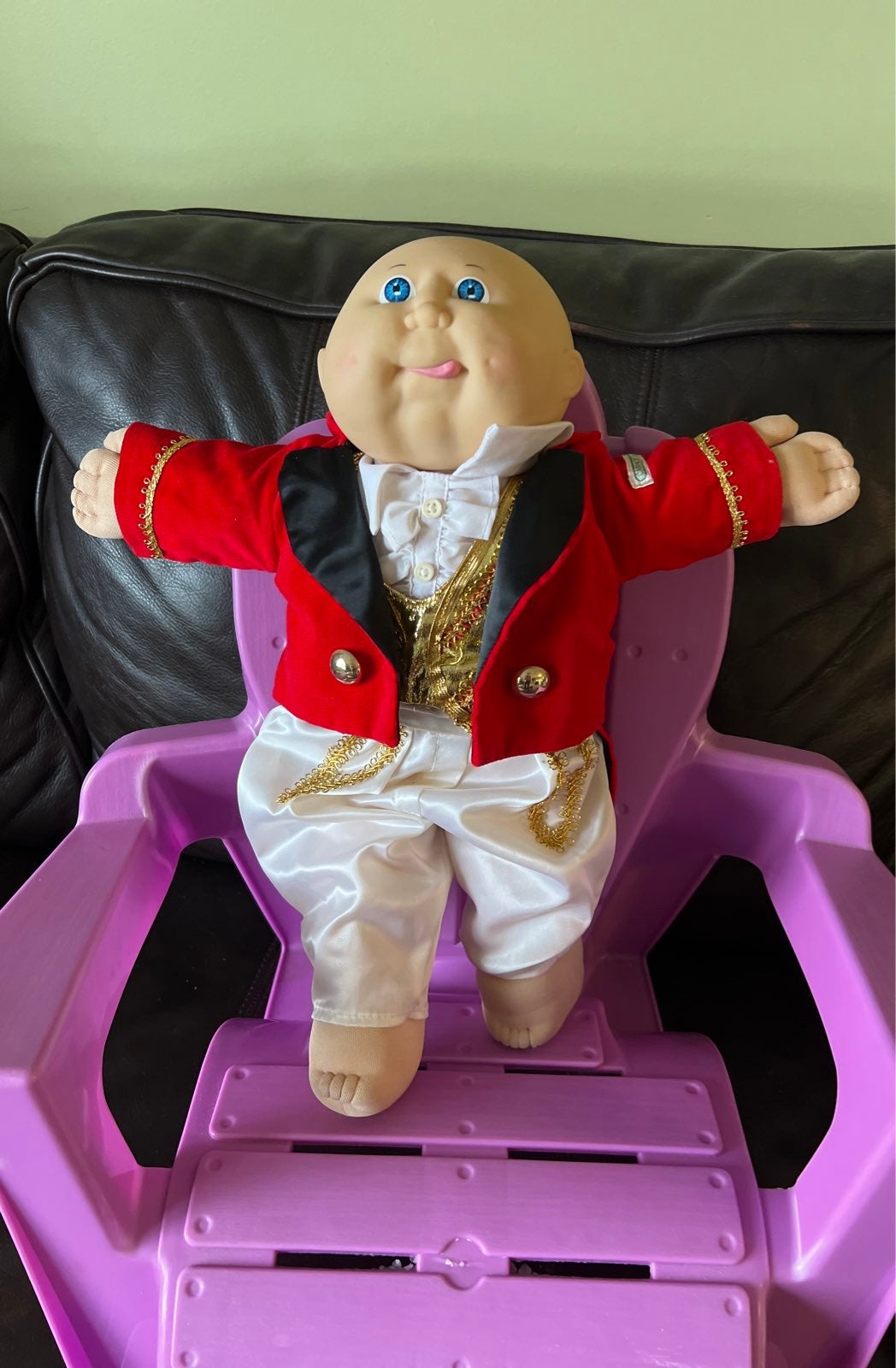 Vintage 1986 Cabbage Patch Kid Lester in Ringmaster Costume