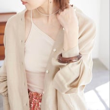 HAKUJI Twist Cotton Bra One-Shoulder Camisole